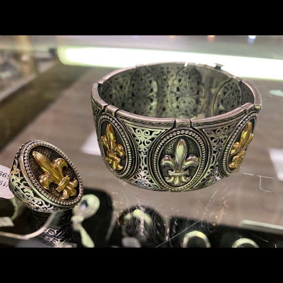 Phillip Gavriel 18k Gold Bracelet & Ring Set - Picture 3 of 3